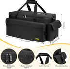 Large Dj Equipment Gig Bag Cable File Organiser