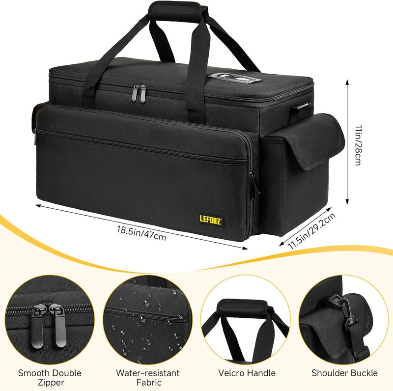 Large Dj Equipment Gig Bag Cable File Organiser