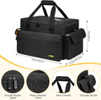 Large Dj Equipment Gig Bag Cable File Organizer