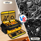 Large Dj Equipment Gig Bag Cable File Organiser