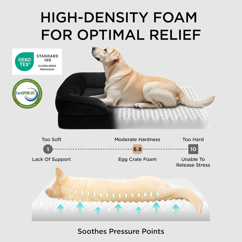 Large Dog Bed Sofa Washable Orthopaedic Couch
