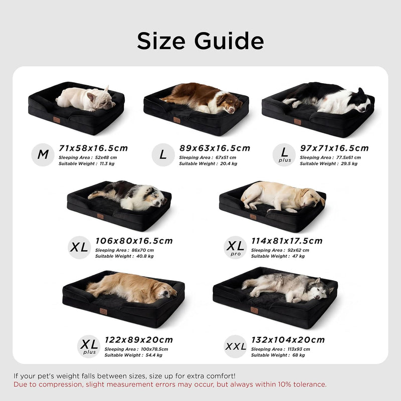 Large Dog Bed Sofa Washable Orthopaedic Couch