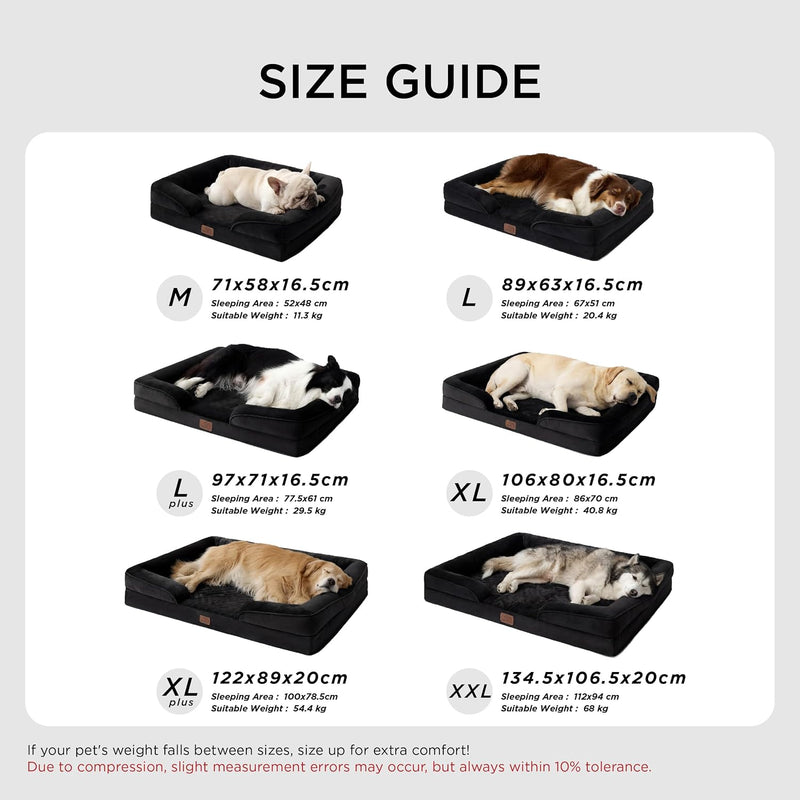 Large Dog Bed Sofa Washable Orthopaedic Couch
