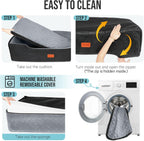 Large Dog Car Seat Under 100lbs Washable Bed