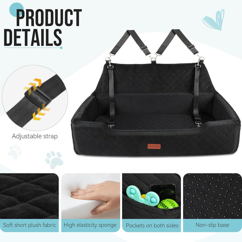 Large Dog Car Seat Under 100lbs Washable Bed