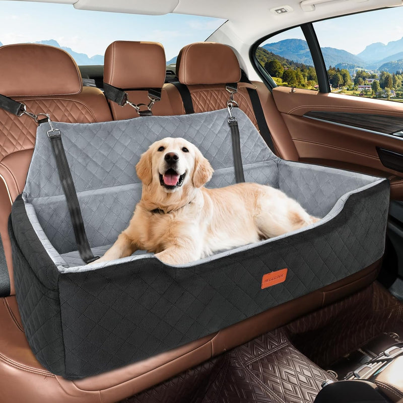 Large Dog Car Seat Under 100lbs Washable Bed