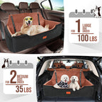 Large Dog Car Seat Under 100lbs Washable Bed