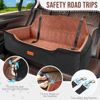 Large Dog Car Seat Under 100lbs Washable Bed