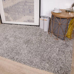 Large Fluffy Warm Shaggy Shag Rug Mottled Speckled