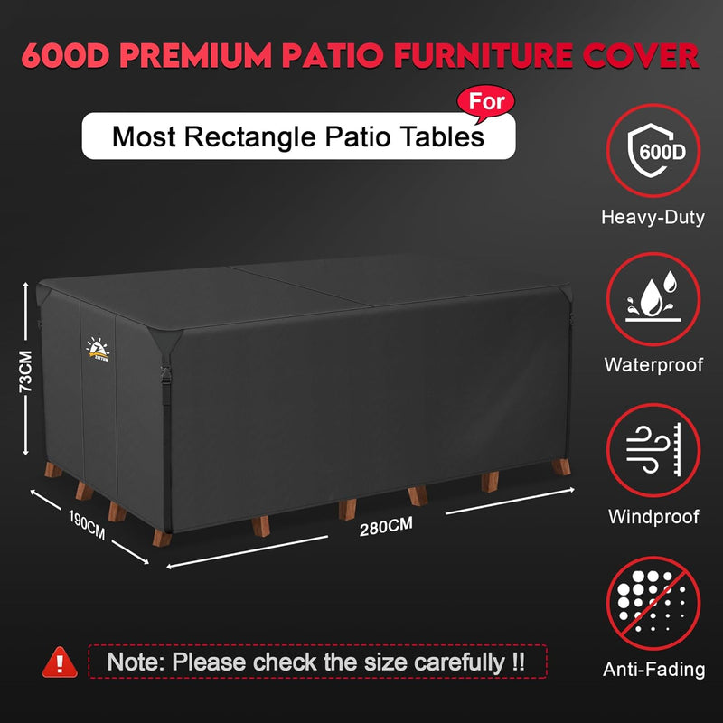 Large Garden Furniture Covers Waterproof 600d