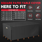Large Garden Furniture Covers Waterproof 600d