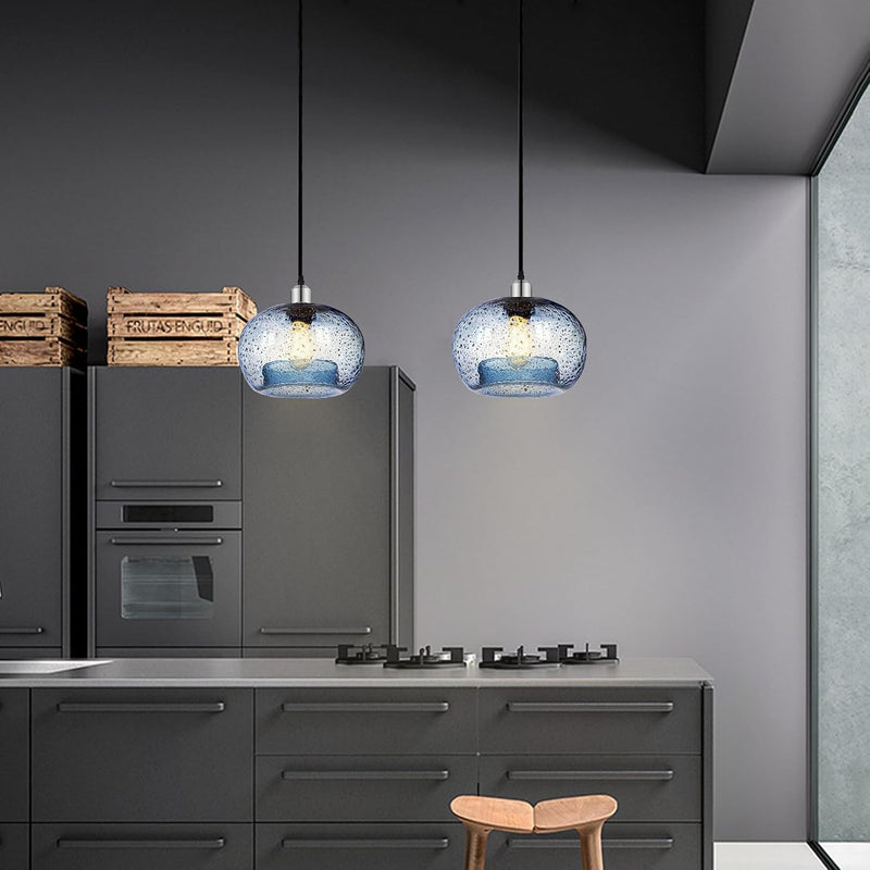Large Glass Pendant Light for Kitchen Island