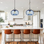 Large Glass Pendant Light for Kitchen Island