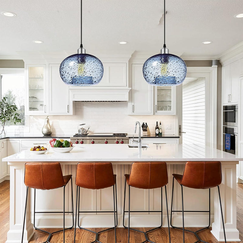 Large Glass Pendant Light for Kitchen Island