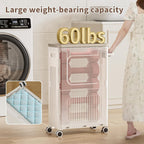 Large Laundry Basket with Lids 130L Washing Baskets (1 Pack)
