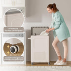 Large Laundry Basket with Lids 130L Washing Baskets (1 Pack)