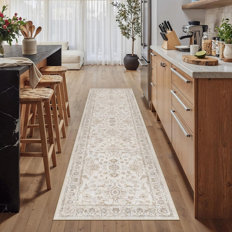 Large Living Room Area Rug Vintage Washable