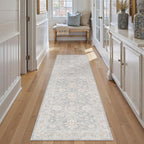 Large Living Room Area Rug Vintage Washable