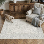 Large Living Room Area Rug Vintage Washable
