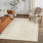 Large Living Room Area Rug Vintage Washable