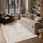 Large Living Room Area Rug Vintage Washable