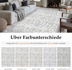Large Living Room Area Rug Vintage Washable