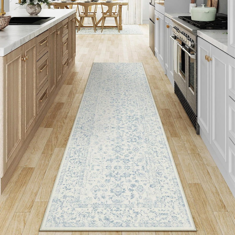 Large Living Room Area Rug Vintage Washable