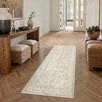 Large Living Room Area Rug Vintage Washable