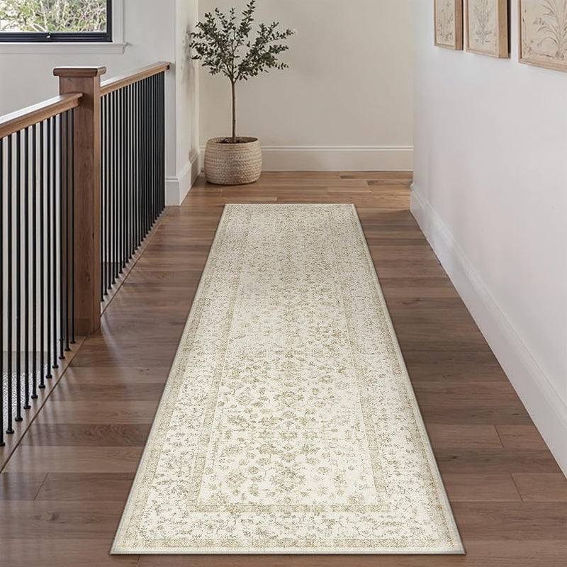 Large Living Room Area Rug Vintage Washable