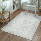 Large Living Room Area Rug Vintage Washable