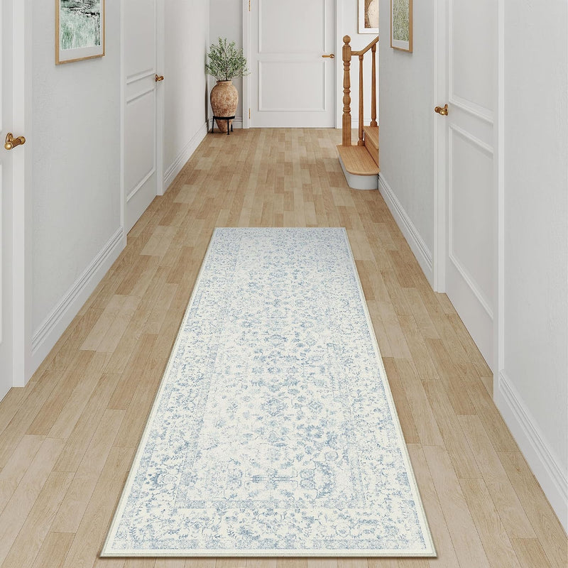Large Living Room Area Rug Vintage Washable