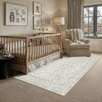 Large Living Room Area Rug Vintage Washable