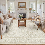 Large Living Room Area Rug Vintage Washable