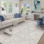 Large Living Room Area Rug Vintage Washable