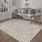 Large Living Room Area Rug Vintage Washable