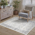 Large Living Room Area Rug Vintage Washable