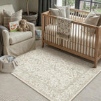 Large Living Room Area Rug Vintage Washable