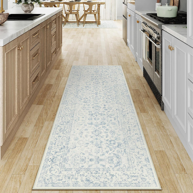Large Living Room Area Rug Vintage Washable
