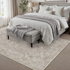 Large Living Room Area Rug Vintage Washable
