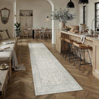 Large Living Room Area Rug Vintage Washable