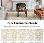 Large Living Room Area Rug Vintage Washable