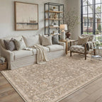 Large Living Room Area Rug Vintage Washable