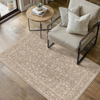 Large Living Room Area Rug Vintage Washable