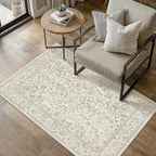 Large Living Room Area Rug Vintage Washable