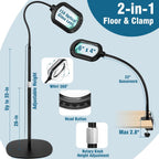 Large Magnifying Glass with Light and Stand