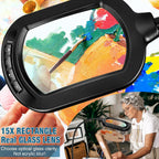 Large Magnifying Glass with Light and Stand