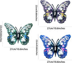 Large Metal Butterfly Garden Ornaments