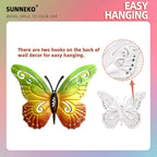 Large Metal Butterfly Garden Ornaments