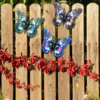Large Metal Butterfly Garden Ornaments