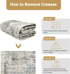 Large Modern Abstract Rugs Living Room Non-Slip